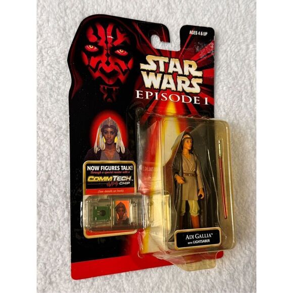 Star Wars Series 1 ADI GALLIA - With Lightsaber/CommTech Chip/1999 - Picture 2 of 6